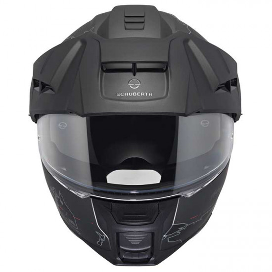 Schuberth E2 Atlas Anthracite £649.95 Flip Front Motorcycle Helmets - SKU 910E2ATBK53 from RaceLeathers Motorcycle Clothing