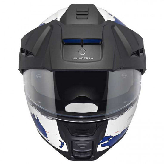 Schuberth E2 Atlas Blue £649.95 Flip Front Motorcycle Helmets - SKU 910E2ATBU53 from RaceLeathers Motorcycle Clothing