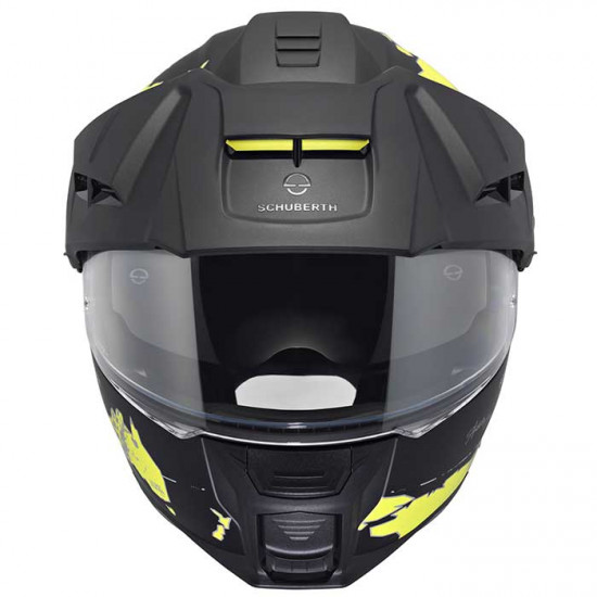 Schuberth E2 Atlas Yellow £649.95 Flip Front Motorcycle Helmets - SKU 910E2ATYW53 from RaceLeathers Motorcycle Clothing