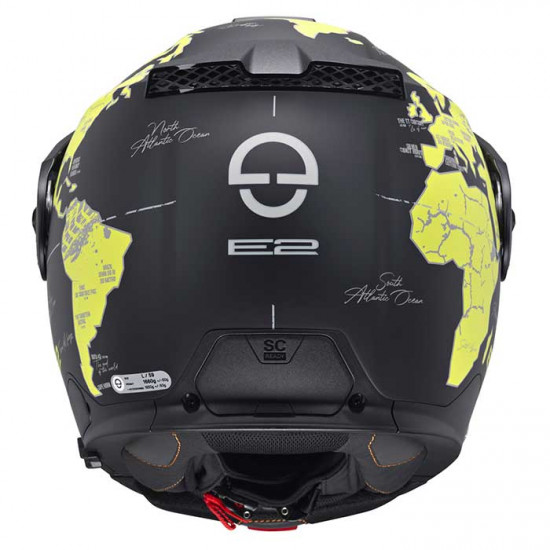 Schuberth E2 Atlas Yellow £649.95 Flip Front Motorcycle Helmets - SKU 910E2ATYW53 from RaceLeathers Motorcycle Clothing