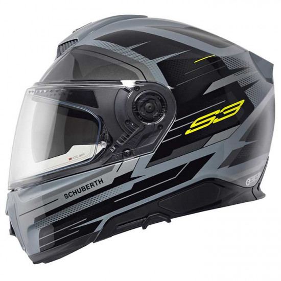 Schuberth S3 Apex Grey £539.95 Full Face Helmets - SKU 910S3APGR53 from RaceLeathers Motorcycle Clothing