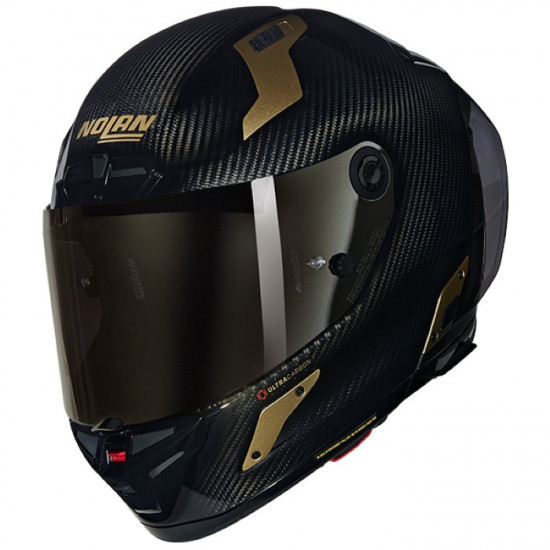 Nolan X-804 RS Aureo 330 Black Carbon Gold £509.99 Full Face Helmets - SKU 550/840007383300 from RaceLeathers Motorcycle Clothing