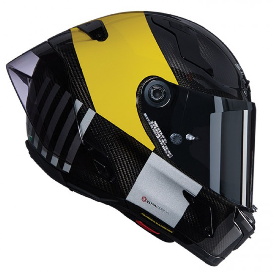 Nolan X-804 RS Combo Gara 350 Carbon Yellow Silver £599.99 Full Face Helmets - SKU 550/840008403500 from RaceLeathers Motorcycle Clothing