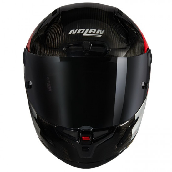 Nolan X-804 RS Combo Gara 351 Carbon Red Silver £599.99 Full Face Helmets - SKU 550/840008403510 from RaceLeathers Motorcycle Clothing