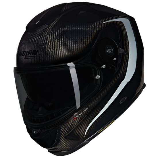 Nolan X-903 Ultra Carbon Intrigo 346 Carbon Black White £499.99 Full Face Helmets - SKU 551/9U0009173460 from RaceLeathers Motorcycle Clothing