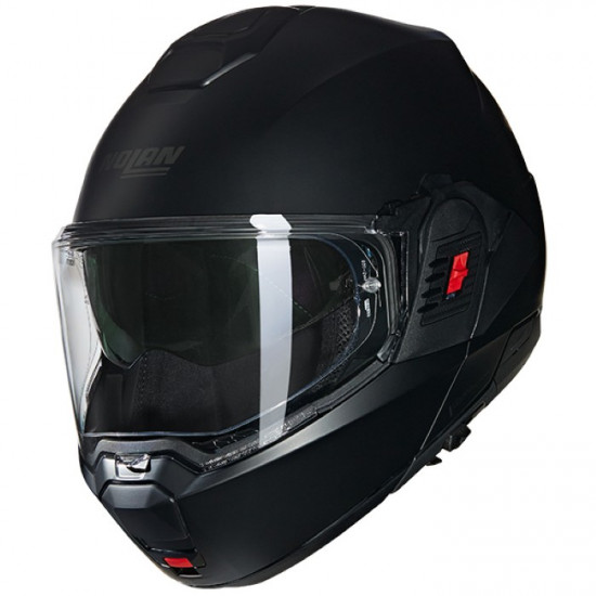 Nolan N120-1 Classico 302 Matt Black £299.99 Flip Front Motorcycle Helmets - SKU 551/1F0000073020 from RaceLeathers Motorcycle Clothing