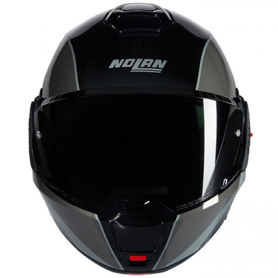 Nolan N120-1 Verniciatura Speciale 341 Black Grey Silver £379.99 Flip Front Motorcycle Helmets - SKU 551/1F0007303410 from RaceLeathers Motorcycle Clothing