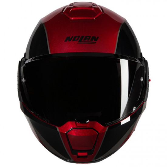 Nolan N120-1 Verniciatura Speciale 344 Black Red £379.99 Flip Front Motorcycle Helmets - SKU 551/1F0007303440 from RaceLeathers Motorcycle Clothing