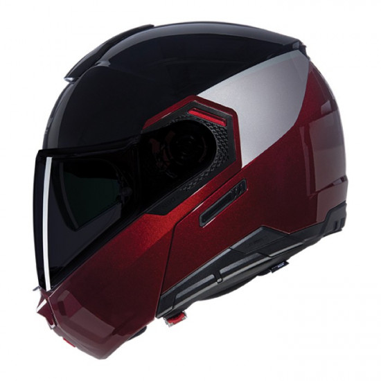 Nolan N90-3 06 Verniciatura Speciale 344 Black Red Grey £309.99 Flip Front Motorcycle Helmets - SKU 551/9Z0007303440 from RaceLeathers Motorcycle Clothing