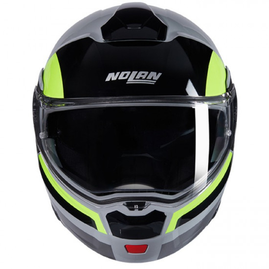 Nolan N90-3 06 Roboto 346 Grey Fluo Yellow Black £299.99 Flip Front Motorcycle Helmets - SKU 551/9Z0009163460 from RaceLeathers Motorcycle Clothing