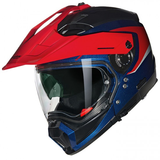 Nolan N70-2 X 06 Convinto 344 Red Blue Black £329.99 Full Face Helmets - SKU 552/7Y0008193440 from RaceLeathers Motorcycle Clothing