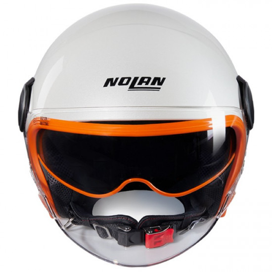 Nolan N21 Visor 06 Ocio 347 White Orange £189.99 Open Face Helmets - SKU 553/2Y0007373470 from RaceLeathers Motorcycle Clothing