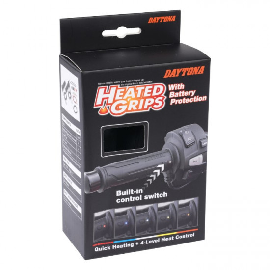 Daytona Touring/Adventure Bike Heated Grips - Battery Protection £99.99 Road Bike Accessories - SKU GRPHT89820 from RaceLeathers Motorcycle Clothing