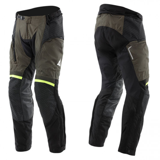 Dainese Super Adventure Abshell Pant 40J Black Tarmac Fluo Yellow £407.55 Mens Motorcycle Trousers - SKU 914/167000640J44 from RaceLeathers Motorcycle Clothing