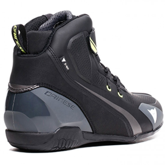 Dainese Herian D-Wp Shoes Q90 Black White Fluo Yellow £189.05 Mens Motorcycle Touring Boots - SKU 916/1770025Q9038 from RaceLeathers Motorcycle Clothing