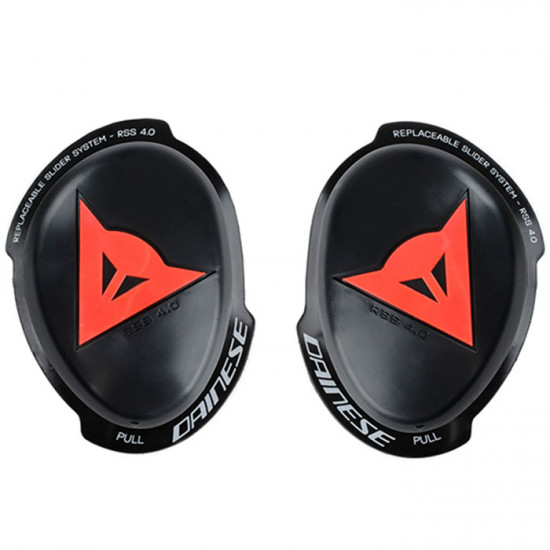 Dainese Knee Slider RSS 4 Full Kit 628 N Black Red £65.55 Clothing Accessories - SKU 917/1876220628N from RaceLeathers Motorcycle Clothing