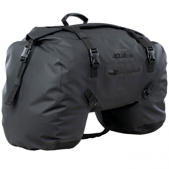 Oxford AQUA D-50 Duffle Bag Black £99.99 Motorcycle Luggage - SKU OL706 from RaceLeathers Motorcycle Clothing