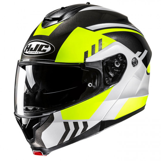 HJC C91N Kaon Yellow £159.99 Flip Front Motorcycle Helmets - SKU C91NKY2XL from RaceLeathers Motorcycle Clothing