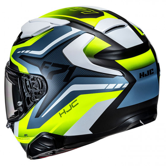 HJC F71 Fes MC3HSF Yellow £299.99 Full Face Helmets - SKU F71FY2XL from RaceLeathers Motorcycle Clothing