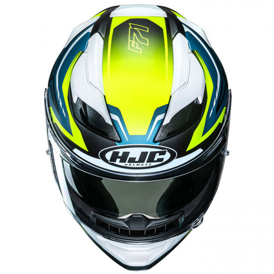 HJC F71 Fes MC3HSF Yellow £299.99 Full Face Helmets - SKU F71FY2XL from RaceLeathers Motorcycle Clothing