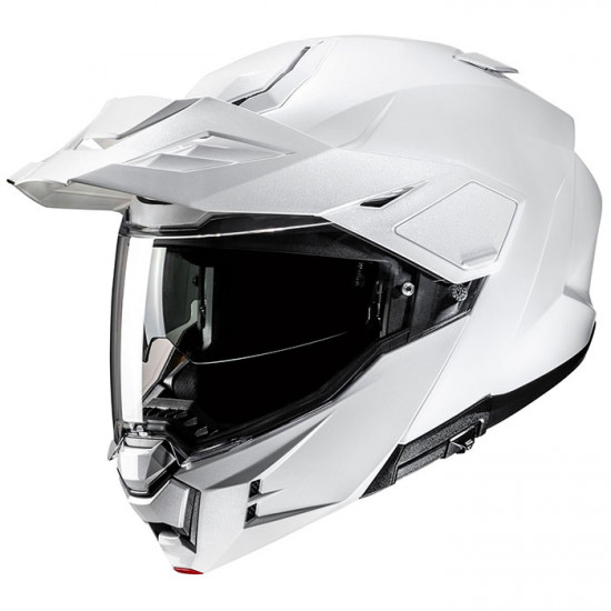 HJC I80 Pearl White Flip Up Dual Sport Helmet