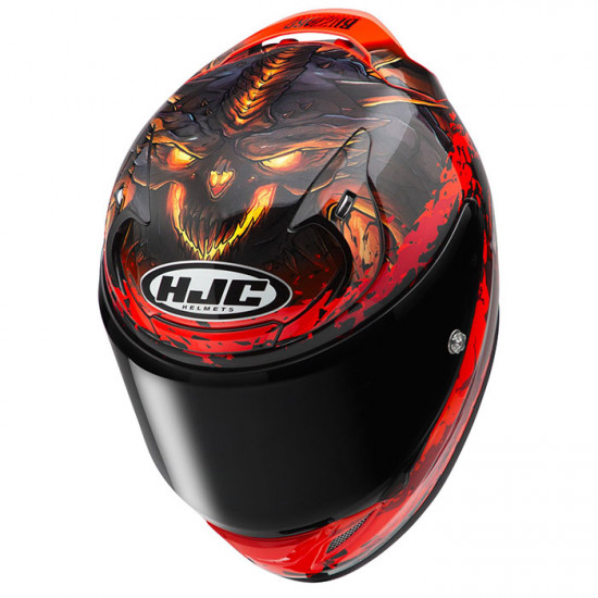 HJC RPHA 12 Diablo Blizzard MC1 Red £559.99 Full Face Helmets - SKU RP12DB2XL from RaceLeathers Motorcycle Clothing