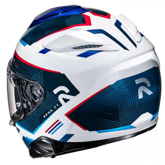 HJC RPHA 71 Ellon MC21 White Red Blue £449.99 Full Face Helmets - SKU R71EW2XL from RaceLeathers Motorcycle Clothing