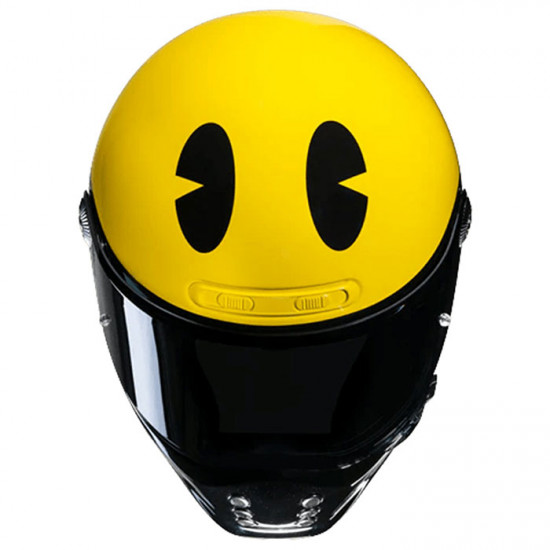 HJC V10 Pac-Man Bandai Namco MC3 Yellow £319.99 Full Face Helmets - SKU V10PBN2XL from RaceLeathers Motorcycle Clothing