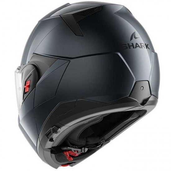Shark OXO Dark Anthracite £303.99 Flip Front Motorcycle Helmets - SKU 235/HE8700E/A051 from RaceLeathers Motorcycle Clothing