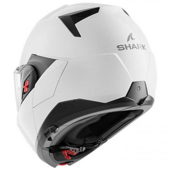 Shark OXO White £303.99 Flip Front Motorcycle Helmets - SKU 235/HE8700E/W051 from RaceLeathers Motorcycle Clothing