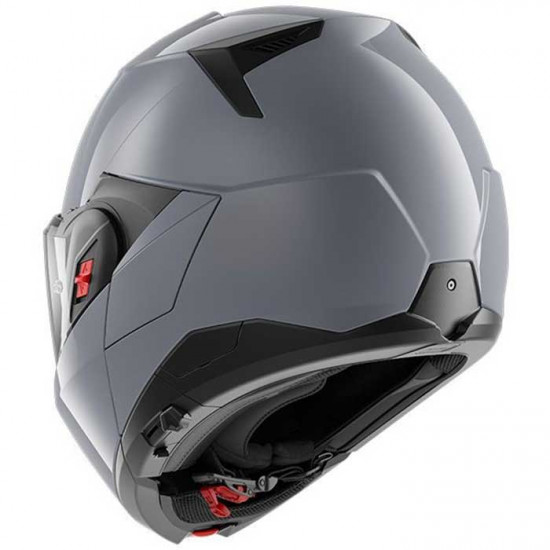 Shark OXO Dark Shadow S05 Grey £332.49 Flip Front Motorcycle Helmets - SKU 235/HE8702E/S051 from RaceLeathers Motorcycle Clothing
