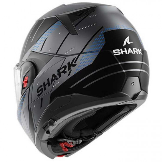 Shark OXO Rydger Matt ABK £360.99 Flip Front Motorcycle Helmets - SKU 235/HE8713E/ABK1 from RaceLeathers Motorcycle Clothing
