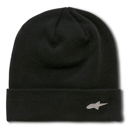 Alpinestars Metal Logo Cuff Beanie Black £34.99 Casual Wear - SKU 12448210010 from RaceLeathers Motorcycle Clothing