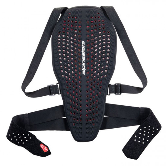 Alpinestars Nucleon Plasma Back Protector With Strap Black White Red £142.49 Body Armour - SKU 6504325123L from RaceLeathers Motorcycle Clothing