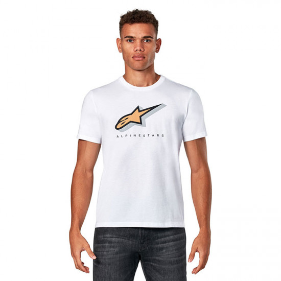 Alpinestars Quicker CSF Short Sleeve Tee White £29.99 Casual Wear - SKU 124472240202XL from RaceLeathers Motorcycle Clothing