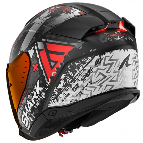 Shark Skwal I3 Jet Hellcat Matt Black Anthracite Red £303.99 Open Face Helmets - SKU 235/HE3511E/KUR1 from RaceLeathers Motorcycle Clothing