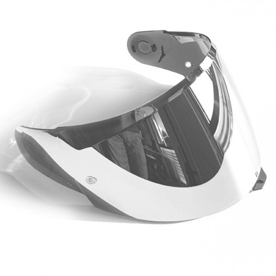 Nolan N100-6 Visor Metallic Silver Silver £69.99 Parts/Accessories - SKU 555/SPAVIS000369 from RaceLeathers Motorcycle Clothing