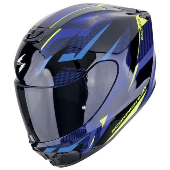 Scorpion EXO 391 Aaxo Black Blue £99.95 Full Face Helmets - SKU 750139474661XS from RaceLeathers Motorcycle Clothing