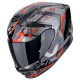 Scorpion EXO 391 Clutter Black Red