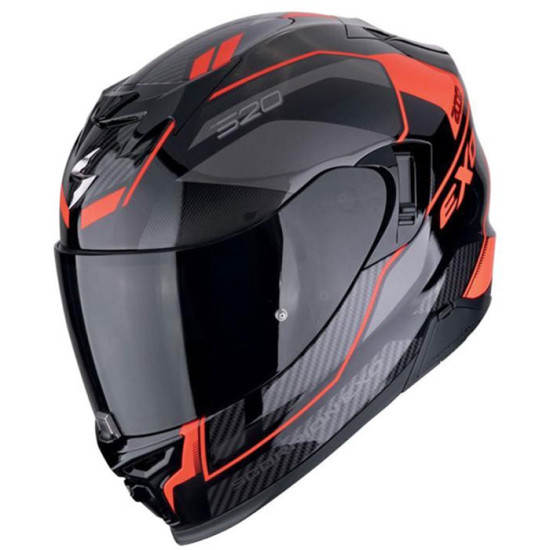 Scorpion EXO 520 Evo Lena Black Red £199.99 Full Face Helmets - SKU 750172499241XS from RaceLeathers Motorcycle Clothing