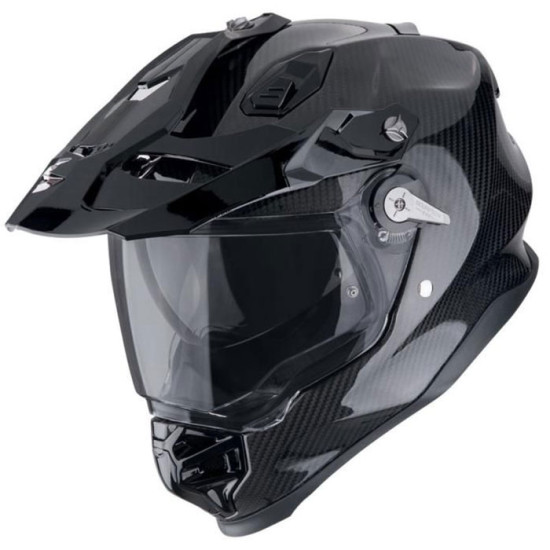 Scorpion ADF-9000 Carbon Black £399.95 Full Face Helmets - SKU 750184261031XS from RaceLeathers Motorcycle Clothing
