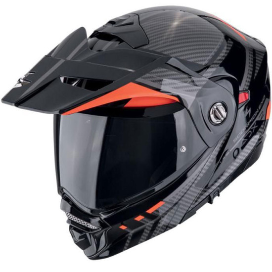 Scorpion ADX-2 Lewis Black Red £219.95 Flip Front Motorcycle Helmets - SKU 75089504241XS from RaceLeathers Motorcycle Clothing