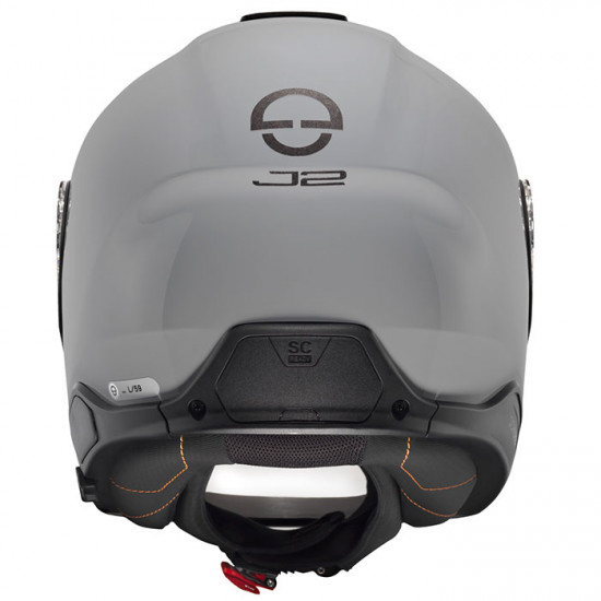 Schuberth J2 Gloss Concrete Grey £439.95 Open Face Helmets - SKU 910J2CG53 from RaceLeathers Motorcycle Clothing