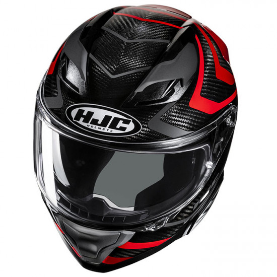 HJC F71 Carbon Nevio MC1 Red £429.99 Full Face Helmets - SKU F71CNRXL from RaceLeathers Motorcycle Clothing