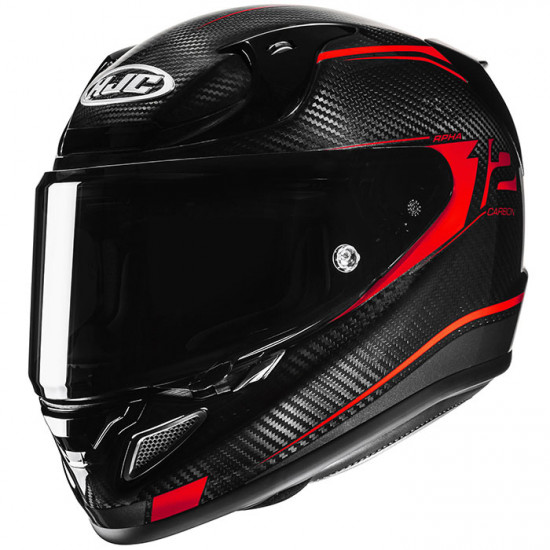 HJC RPHA 12 Carbon Keres MC1 Red £559.99 Full Face Helmets - SKU RP12CKR2XL from RaceLeathers Motorcycle Clothing