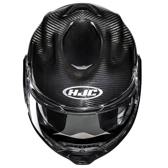 HJC F100 Carbon Black £379.99 Flip Front Motorcycle Helmets - SKU F100CB2XL from RaceLeathers Motorcycle Clothing
