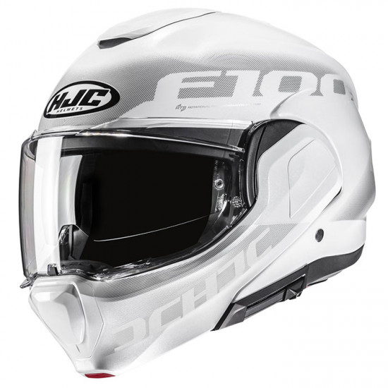 HJC F100 Hetal MC10 White