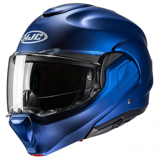 HJC F100 Semi Flat Metallic Blue £299.99 Flip Front Motorcycle Helmets - SKU F100U2XL from RaceLeathers Motorcycle Clothing