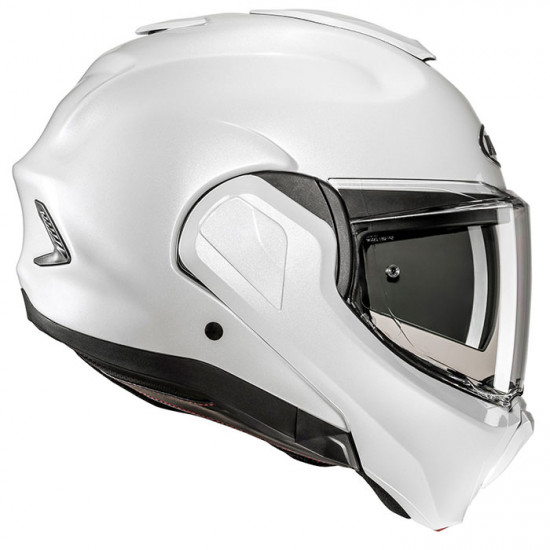 HJC F100 Pearl White