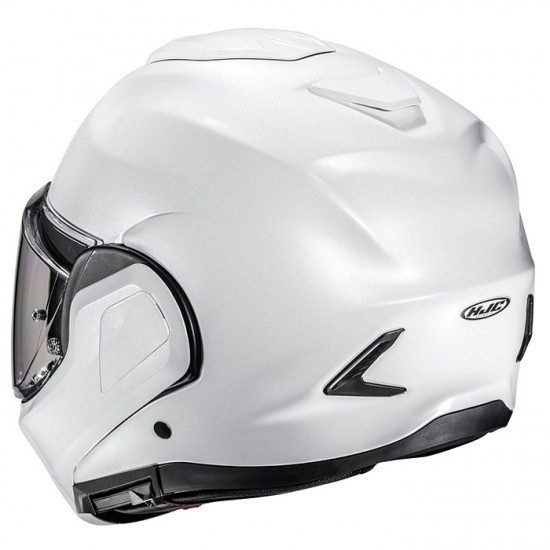 HJC F100 Pearl White £299.99 Flip Front Motorcycle Helmets - SKU F100W2XL from RaceLeathers Motorcycle Clothing